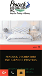 Mobile Screenshot of peacockdecorators.com